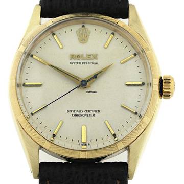  Rolex Oyster Perpetual Vintage 14K Gold 