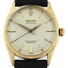  Rolex Oyster Perpetual 34 Vintage Plaque Ref.6565 