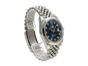 Thumbnail von Rolex Datejust 41 Edelstahl Weißgold 126334 Blau Diamant Jubile-Band