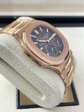Thumbnail von Patek Philippe Nautilus Rosegold Choco Dial Moonphase FULL SET BOX+PAPERS 2024 MINT CONDITION+first buying receipt