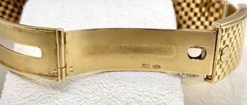 Thumbnail von Patek Philippe Ellipse d'Or Golden Grand Ellipse Dor (Quartz) Watch only Blue Dial