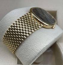 Thumbnail von Patek Philippe Ellipse d'Or Golden Grand Ellipse Dor (Quartz) Watch only Blue Dial
