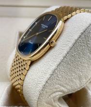 Thumbnail von Patek Philippe Ellipse d'Or Golden Grand Ellipse Dor (Quartz) Watch only Blue Dial