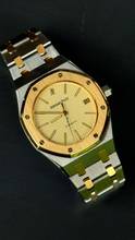 Thumbnail von Audemars Piguet Royal Oak Super rare Ivory Panna dial german Papers Wempe