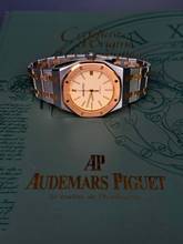Thumbnail von Audemars Piguet Royal Oak Super rare Ivory Panna dial german Papers Wempe