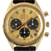 Thumbnail von Zenith El Primero Chronograph G582 Automatic yellow gold 18KT 1970