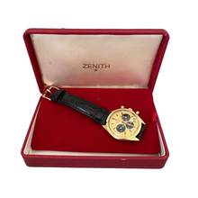 Thumbnail von Zenith El Primero Chronograph G582 Automatic yellow gold 18KT 1970