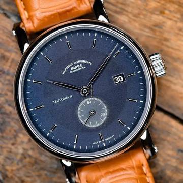 Mühle Glashütte Teutonia II Small Second NEW FULL SET