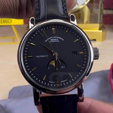 Mühle Glashütte Teutonia IV Moon Phase NEW FULL SET