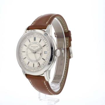  Patek Philippe Calatrava Weekly Calendar Steel Silver Dial 