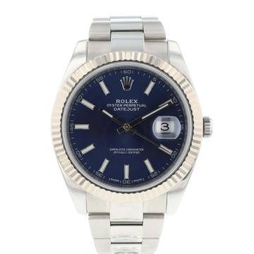  Rolex Datejust 41 Oyster Blue Dial 