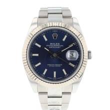 Thumbnail von Rolex Datejust 41 Oyster Blue Dial