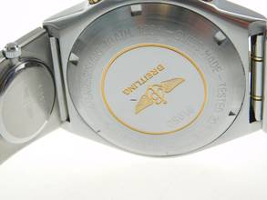 Thumbnail von Breitling Chronomat Stahl Gold mit UTC und Stahl Goldband absolute Rarität Seltene Ausführung im Top Zustand