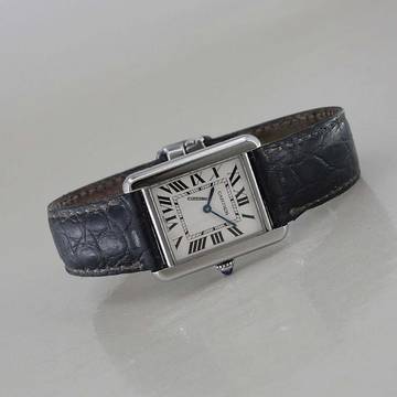  Cartier Tank Solo Quarz 24,4 x 31 mm mit orig. Papieren 