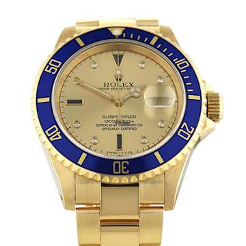  Rolex Submariner Date Sultan Dial Serti 