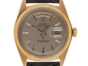 Rolex Day-Date 36 Ref.1803 Year 1977 Box & Description very good Vintage Day-Date 18kt Yellow Gold open 6/9