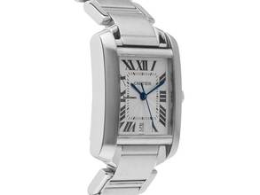 Thumbnail von Cartier Tank Française GM Großes Modell Ref.2302 Bj.2005 Box&Beschreibung sehr gut Vintage Tank Francaise GM Großes Modell