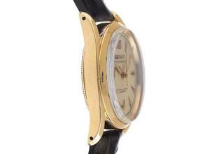 Thumbnail von Rolex Oyster Perpetual 34 Bombay Ref.6593 Bj.1959 original Box sehr gut Vintage Oyster Perpetual Bombay 14kt Gelbgold