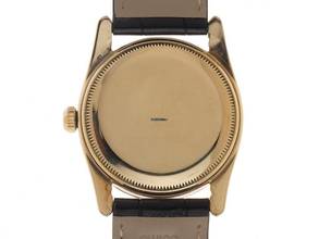 Thumbnail von Rolex Oyster Perpetual 34 Bombay Ref.6593 Bj.1959 original Box sehr gut Vintage Oyster Perpetual Bombay 14kt Gelbgold