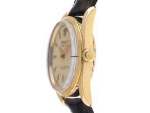 Thumbnail von Rolex Oyster Perpetual 34 Bombay Ref.6593 Bj.1959 original Box sehr gut Vintage Oyster Perpetual Bombay 14kt Gelbgold