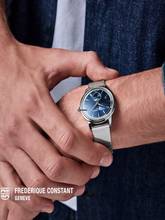 Thumbnail von Frederique Constant FC-206N3S6B men's watch Moneta Moonphase 37mm 5ATM