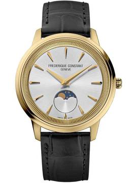  Frederique Constant FC-206S3S5 Herrenuhr Moneta Moonphase 37mm 5ATM 