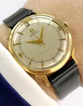 Omega Bumper Gold Plated 33mm Vintage Automatic Automatic Bumper 6239
