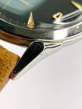 Thumbnail von Omega Classic Vintage Rare Black Honeycomb Dial Unrestored Serviced 35mm 2605 2605