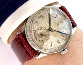  Omega Classic Sector Dial Oversize Jumbo 37mm Serviced 26.5 sob ck 859 Vintage ck859 
