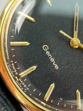 Thumbnail von Omega Genève Serviced Geneve Vintage Black Restored Dial 131019 131019