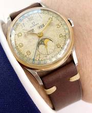  Omega Serviced Cosmic Triple Date Moonphase Mondphase 2471 2471 