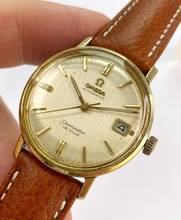 Thumbnail von Omega Seamaster DeVille De Ville Vintage Automatic Automatik Linen Dial