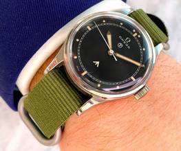 Thumbnail von Omega Classic Military Thin Arrow Air Force Royal Vintage 37mm 2777 RAF (Dirty Dozen Style) 2777