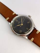 Thumbnail von Omega Classic Vintage Art Deco 35mm Black Gilt Dial Serviced