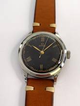 Thumbnail von Omega Classic Vintage Art Deco 35mm Black Gilt Dial Serviced