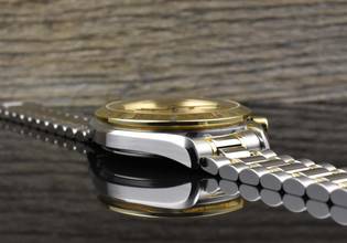 Thumbnail von Omega Speedmaster Date 39 Automatic TOP VINTAGE Steel / Gold