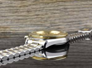 Thumbnail von Omega Speedmaster Date 39 Automatic TOP VINTAGE Steel / Gold