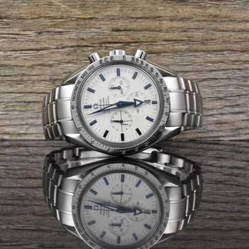  Omega Speedmaster Broad Arrow 3551.20.00 Creme Dial 