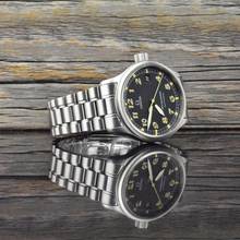 Thumbnail von Omega Genève Dynamic Automatic Black Tritium 5200.50 Vintage Military