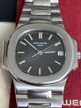 Thumbnail von Patek Philippe Nautilus 3800/1a Nautilus Blue-Steel B + P Full Set From First Owner-Unpolished Sept. 1995 Full-Set-First Owner-German Watch! All parts are original!