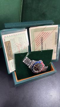  Rolex GMT-Master Gilt Dial Gilt Dial Tropical Full Set Double Papers & Box 