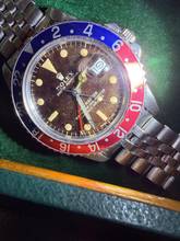Thumbnail von Rolex GMT-Master Gilt Dial Gilt Dial Tropical Full Set Double Papers & Box