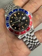 Thumbnail von Rolex GMT-Master Gilt Dial Gilt Dial Tropical Full Set Double Papers & Box