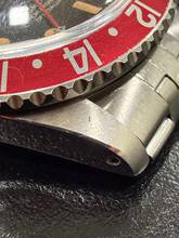 Thumbnail von Rolex GMT-Master Gilt Dial Gilt Dial Tropical Full Set Double Papers & Box