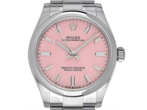  Rolex Oyster Perpetual 31 Candy Pink Ref.277200 2022 Full Set wie Neu Oyster Perpetual Medium Candy Pink 