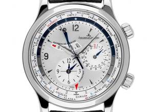 Jaeger-LeCoultre Master World Geographic Control Geographic World Timer Ref.146.8.32.S Year 2008 Full Set original Vintage Unpolished Master Control Geographic World Timer Folding clasp
