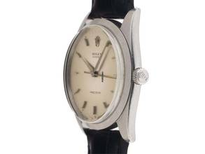 Thumbnail von Rolex Oyster Precision Ref.6424 1964 original Box sehr gut Vintage Oyster Precision Stahl Krokoleder