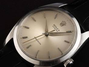 Thumbnail von Rolex Oyster Precision Ref.6424 1964 original Box sehr gut Vintage Oyster Precision Stahl Krokoleder