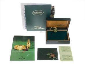 Thumbnail von Rolex Datejust 36 Ref.1601 1960 Box&Beschreibung original Vintage unpoliert Datejust open 6/9