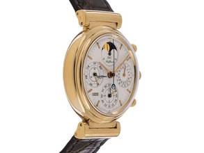 Thumbnail von IWC Da Vinci Perpetual Calendar Ewiger Kalender Ref.IW3750 1998 Full Set original Vintage Unpoliert Da Vinci Ewiger Kalender 18kt Gelbgold